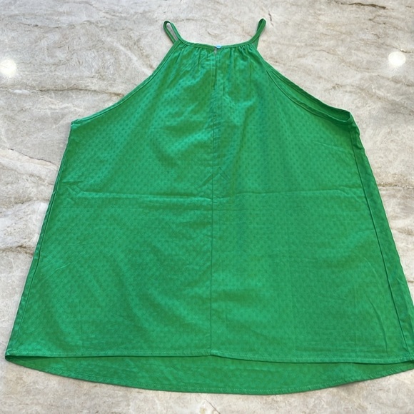NEW Michelle‎ McDowell Arianna Halter Style Top Jade Green Size XL - Picture 7 of 10